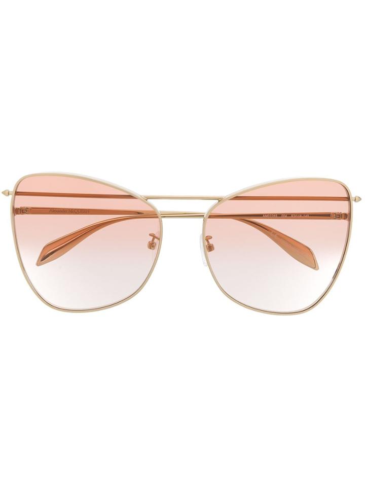 Alexander Mcqueen Eyewear Am0228s 004 Sunglasses - Gold
