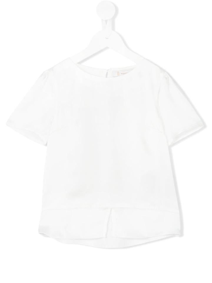 Dondup Kids - Classic Blouse - Kids - Silk/nylon/spandex/elastane - 6 Yrs, White