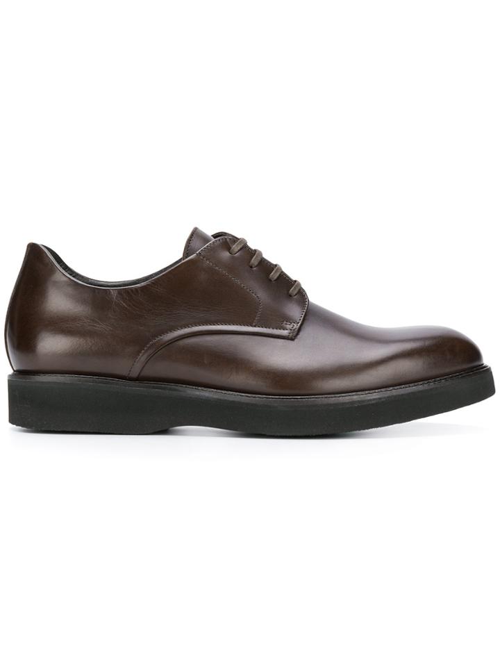 Corneliani Classic Derby Shoes - Brown