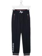 Givenchy Kids Logo Jogging Trousers - Blue