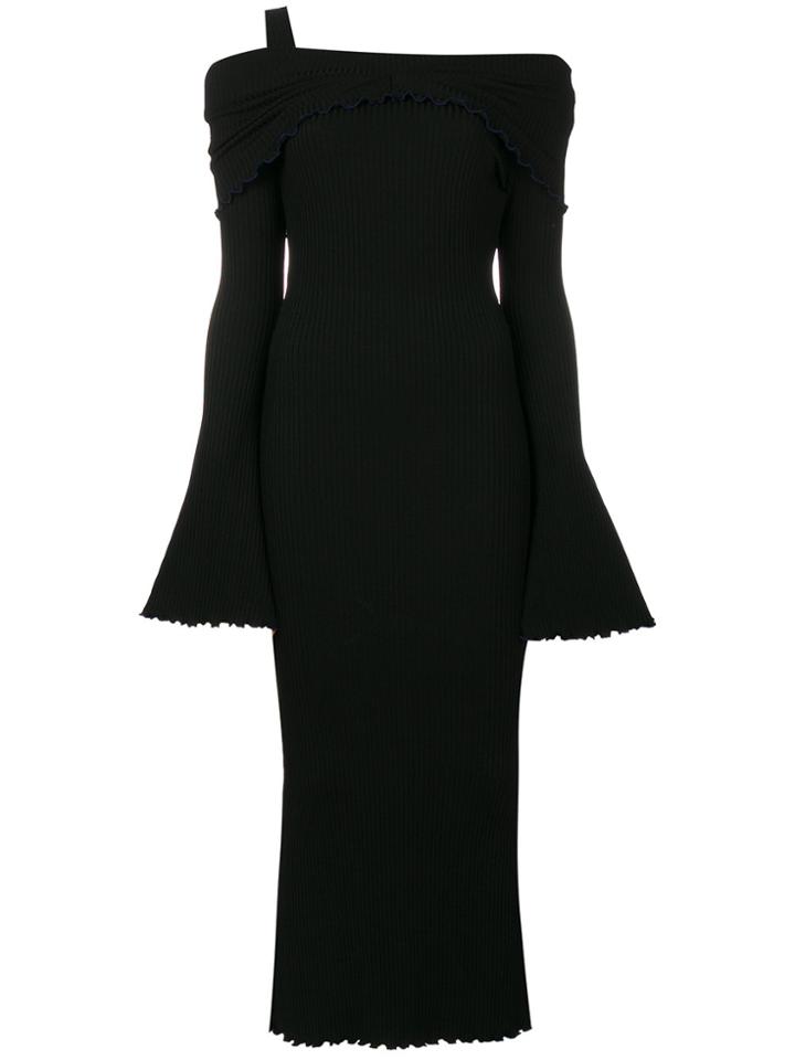 Ellery Dolly Off Shoulder Dress - Black