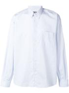 Jacquemus Men Micro Stripe Shirt - Blue