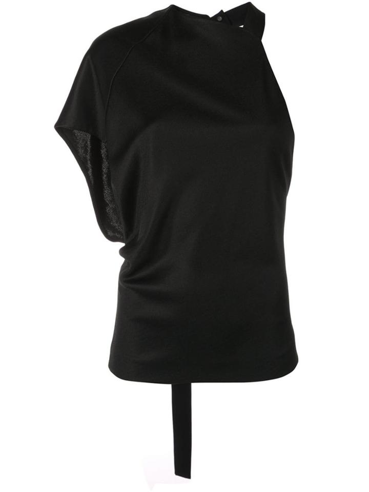 Narciso Rodriguez Sleeveless Asymmetric Top - Black