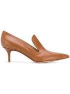 Gianvito Rossi Pointed Toe Pumps - Brown