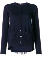 Sacai Panelled Cardigan - Blue