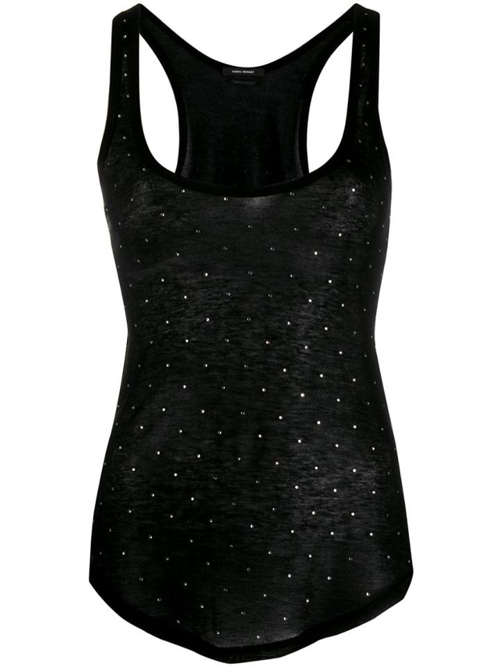 Isabel Marant Gemstone Tank Top - Black