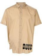 Kolor Beacon Slogan Print Shirt - Brown