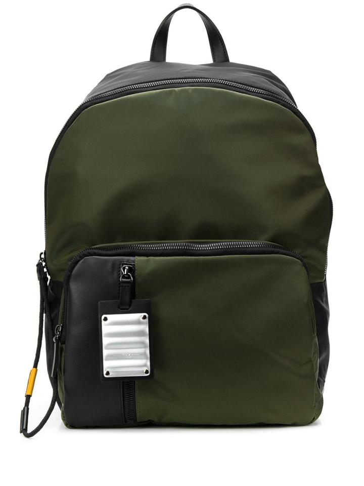 Fpm - Fabbrica Pelletterie Milano Zip Backpack - Green