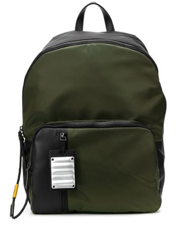 Fpm - Fabbrica Pelletterie Milano Zip Backpack - Green