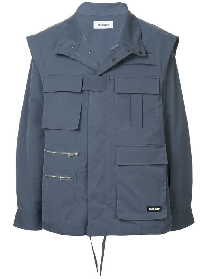 Ambush Multi-pocket Layered Jacket - Blue