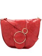 L'autre Chose Buckle Detail Hobo Bag - Red