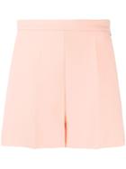 Msgm Side Zip Fastening Shorts - Neutrals