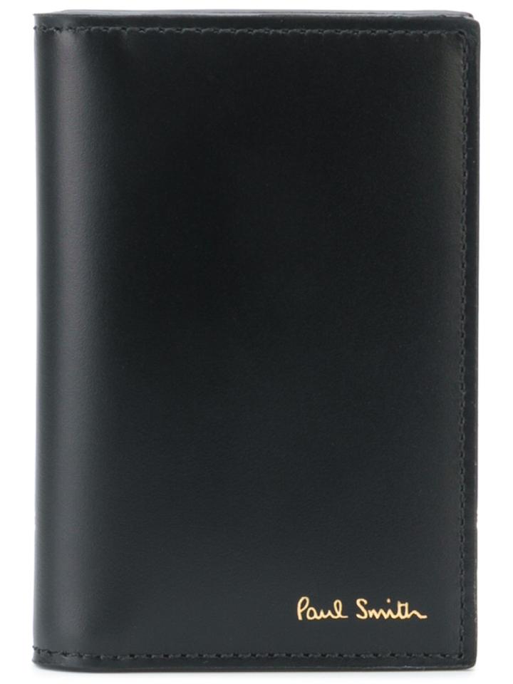 Paul Smith 'paul's Bike' Print Interior Credit Card Wallet - Black