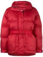Ienki Ienki Red Michelin Belted Puffer Jacket