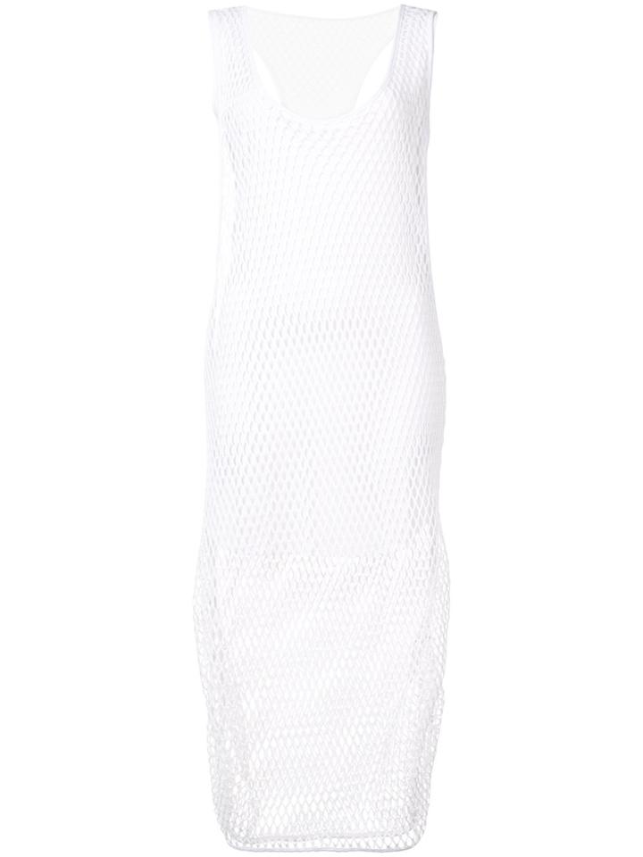 Alexandre Vauthier Net Tank Dress - White