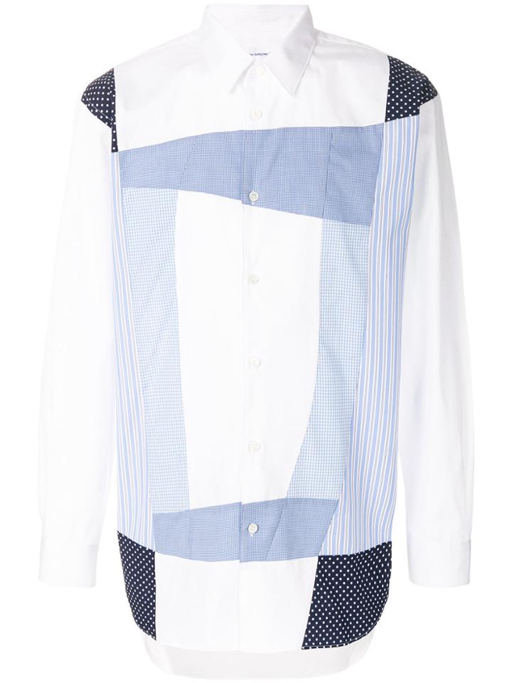 Comme Des Garçons Shirt Multi Panel Shirt - White