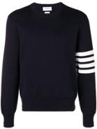 Thom Browne 4-bar Milano Stitch Pullover - Blue