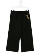 Moschino Kids - Logo Print Teen Shorts - Kids - Polyamide/polyester/spandex/elastane/viscose - 14 Yrs, Black