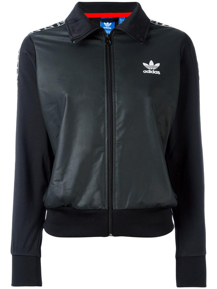 Adidas Firebird Track Jacket, Women's, Size: 42, Black, Polyester/polyurethane/cotton