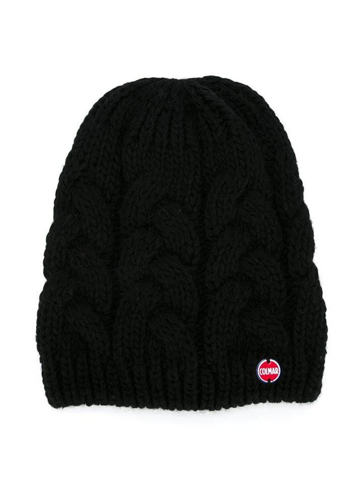 Colmar Cable Knit Beanie, Girl's, Black
