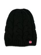 Colmar Cable Knit Beanie, Girl's, Black