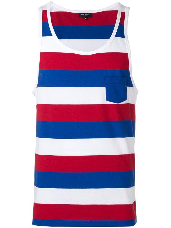 Ron Dorff Striped Tank Top - Red