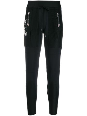 High By Claire Campbell Floral Printed Sweatpants - Black