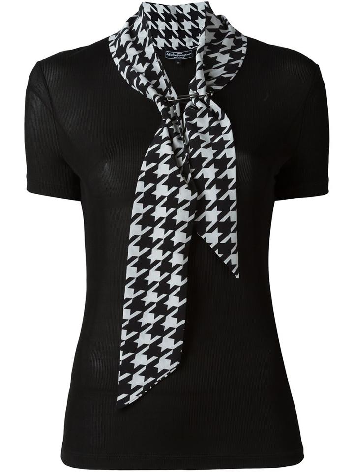 Salvatore Ferragamo Tie Neck Blouse