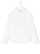 Armani Junior - Logo Print Shirt - Kids - Linen/flax - 8 Yrs, White