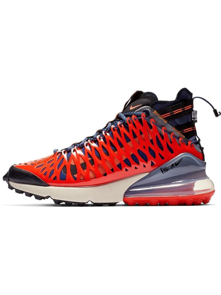 Nike Red Air Max 270 Ispa High Top Sneakers - Orange