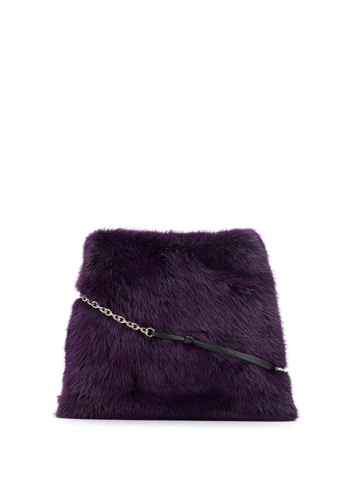 Prada Chain Strap Shoulder Bag - Purple
