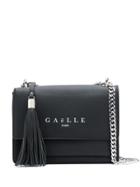 Gaelle Bonheur Tassel Detail Crossbody Bag - Black