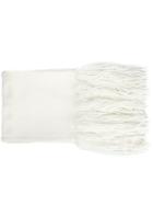 Edun Plush Chunky Scarf, Women's, White, Nylon/spandex/elastane/wool