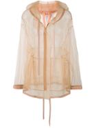 No21 Tulle Hooded Jacket - Nude & Neutrals
