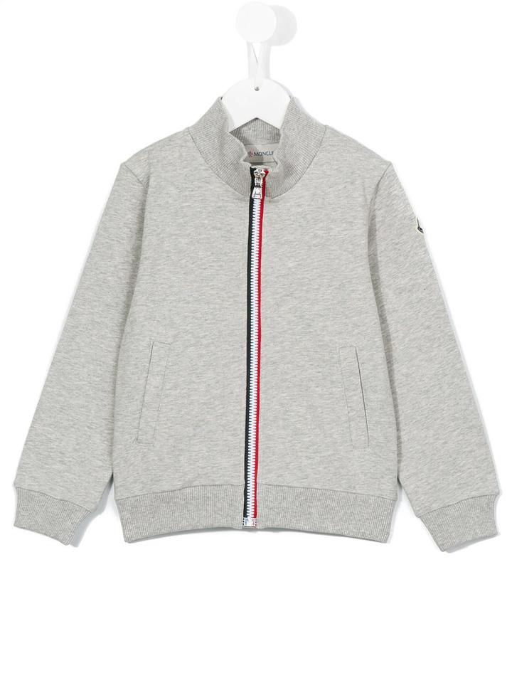 Moncler Kids Zipped Jacket, Boy's, Size: 6 Yrs, Grey