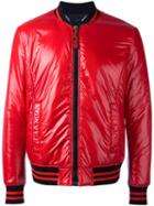 Philipp Plein Dunno Bomber Jacket, Men's, Size: Xl, Red, Nylon