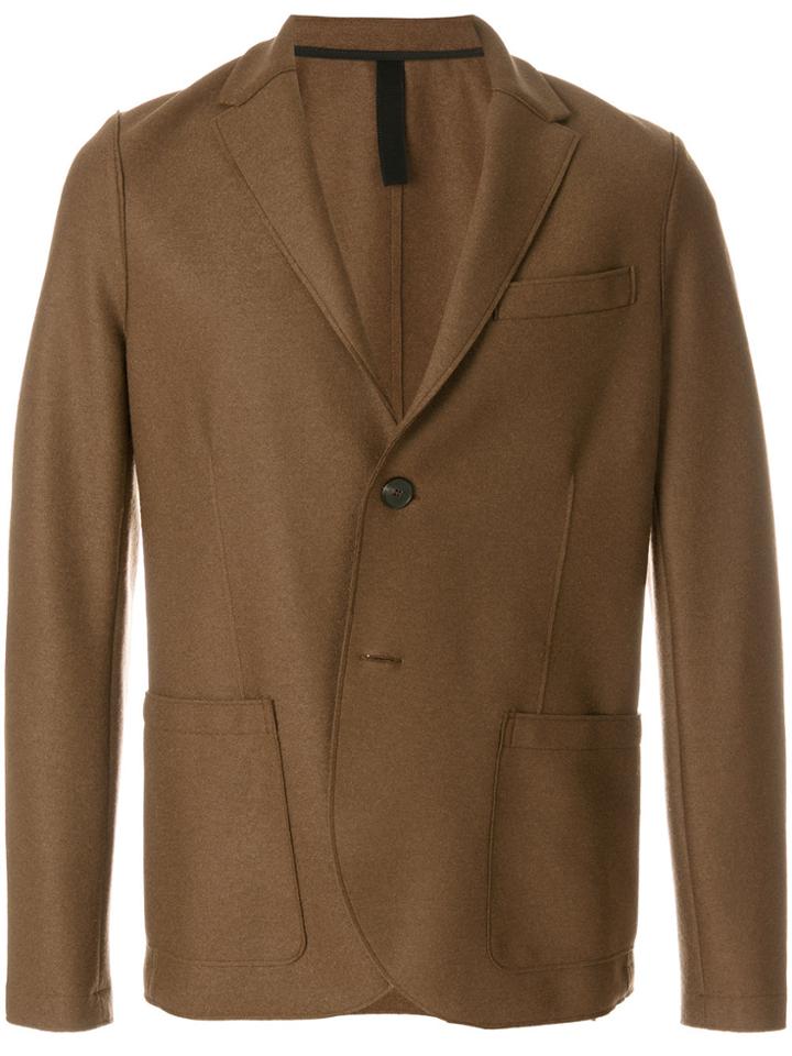 Harris Wharf London Classic Fitted Blazer - Brown