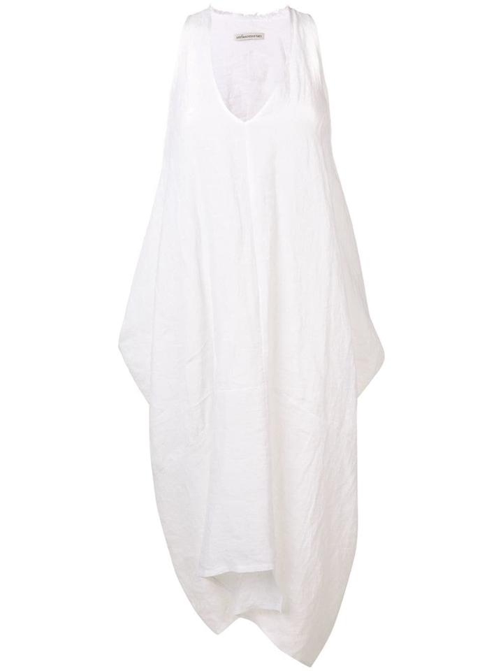 Stefano Mortari Draped Dress - White