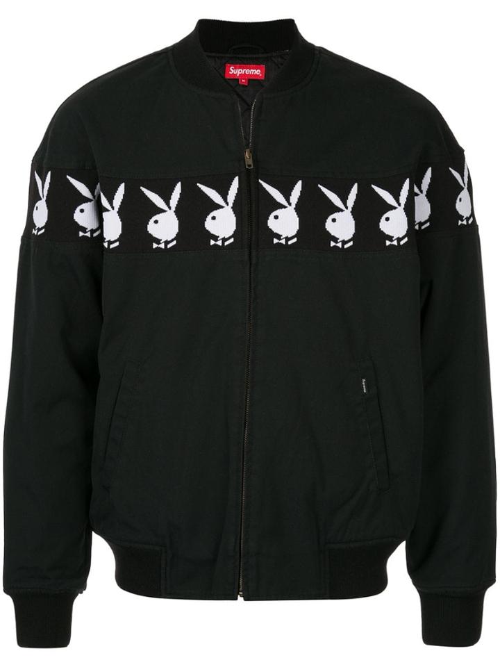 Supreme Supreme X Playboy Bomber Jacket - Black