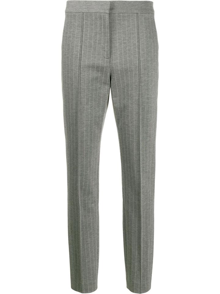 Escada Sport Tailored Pinstripe Trousers - Grey