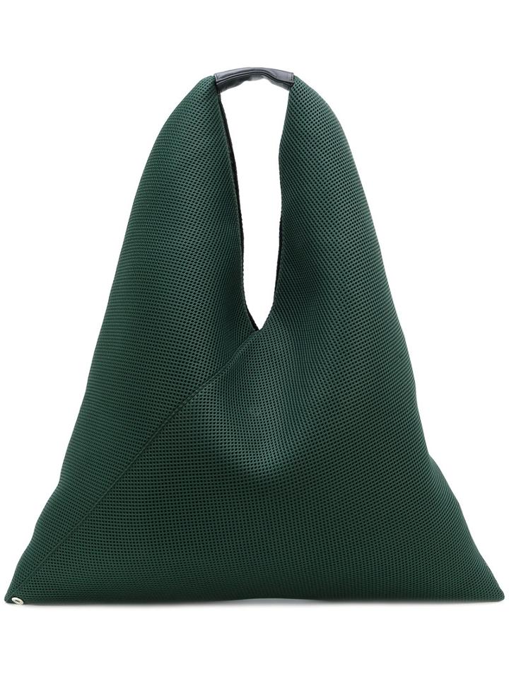 Mm6 Maison Margiela - Net Detail Shoulder Bag - Women - Polyester - One Size, Green, Polyester