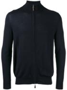 N.peal - Roll Neck Jacket - Men - Silk/cashmere - Xl, Blue, Silk/cashmere