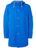 Junya Watanabe Comme Des Garçons Man Hooded Parka, Men's, Size: Medium, Blue, Cotton/linen/flax
