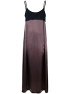 Comme Des Garçons Vintage Contrast Maxi Dress - Red