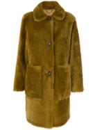 Desa 1972 Savanah Fur Coat - Yellow & Orange