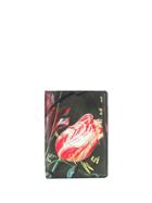 Paul Smith Floral Printed Cardholder - Black