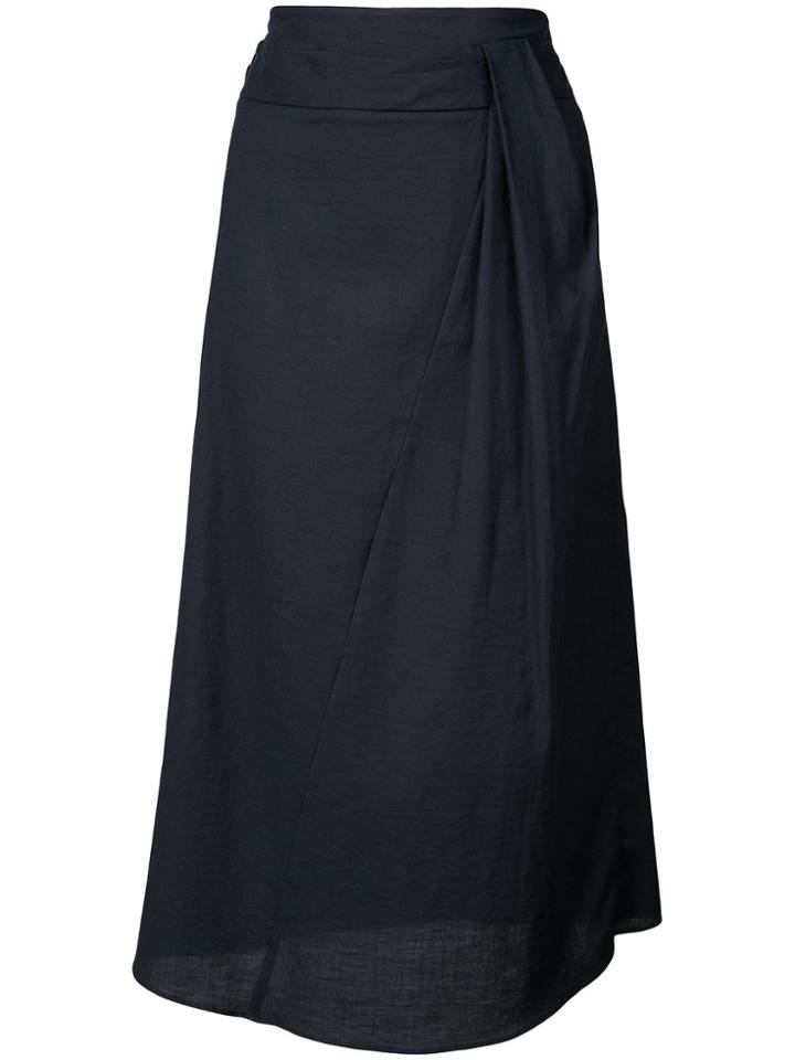 Vince Fulll High Waisted Skirt - Blue