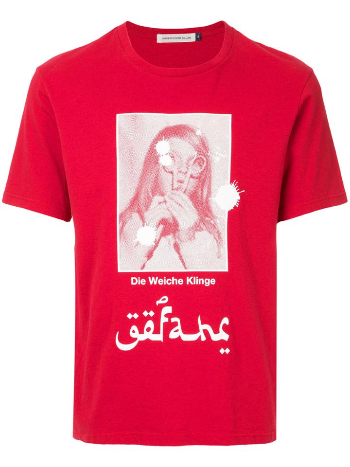 Undercover Printed T-shirt - Red