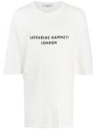 Katharine Hamnett London Oversized Logo T-shirt - White