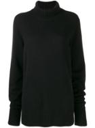 The Row Funnel Neck Jumper - Black